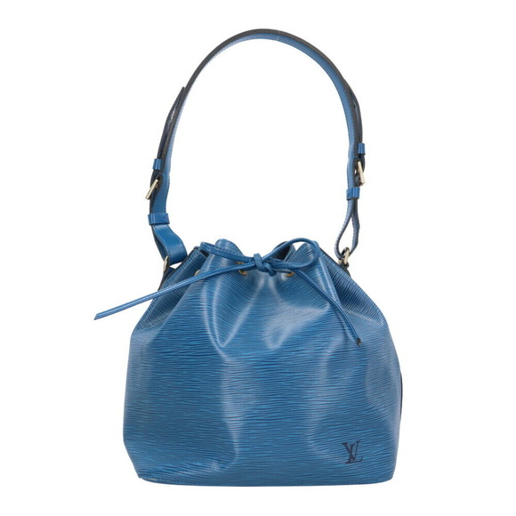 LOUIS VUITTON Blue Leather Shoulder Bag - Picture 1 of 10